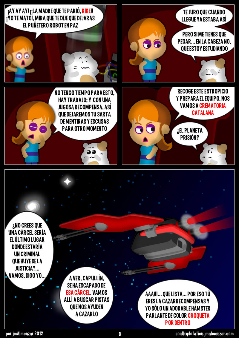 Espacio, otro comic del-1x08