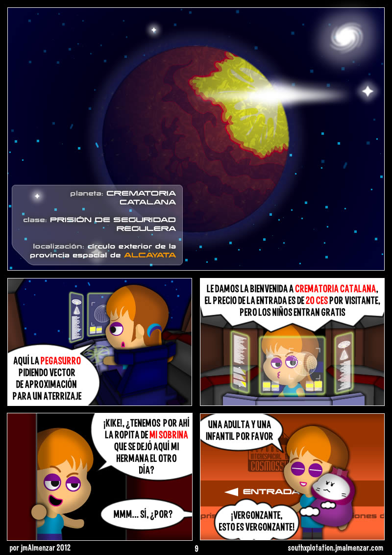Espacio, otro comic del-1x09