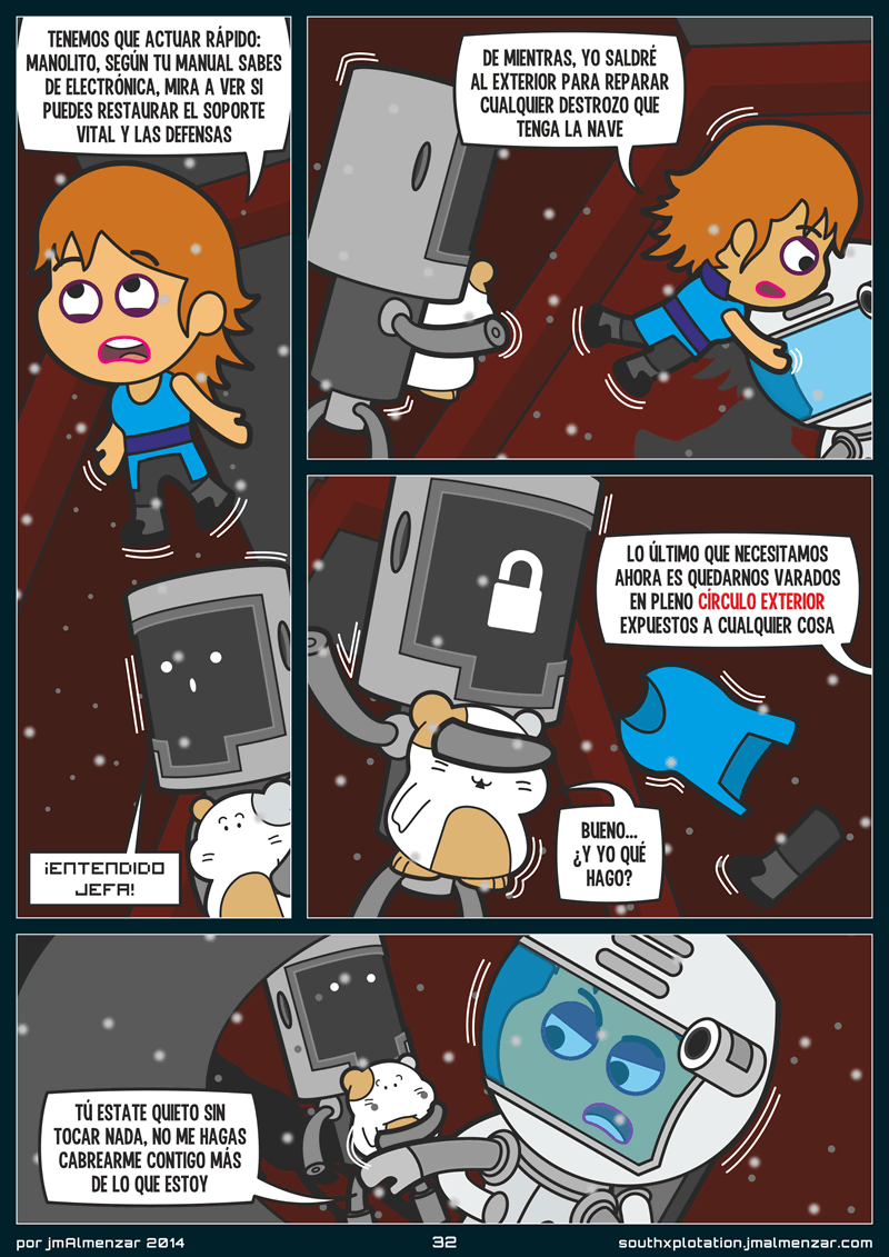 Espacio, otro comic del-2x08