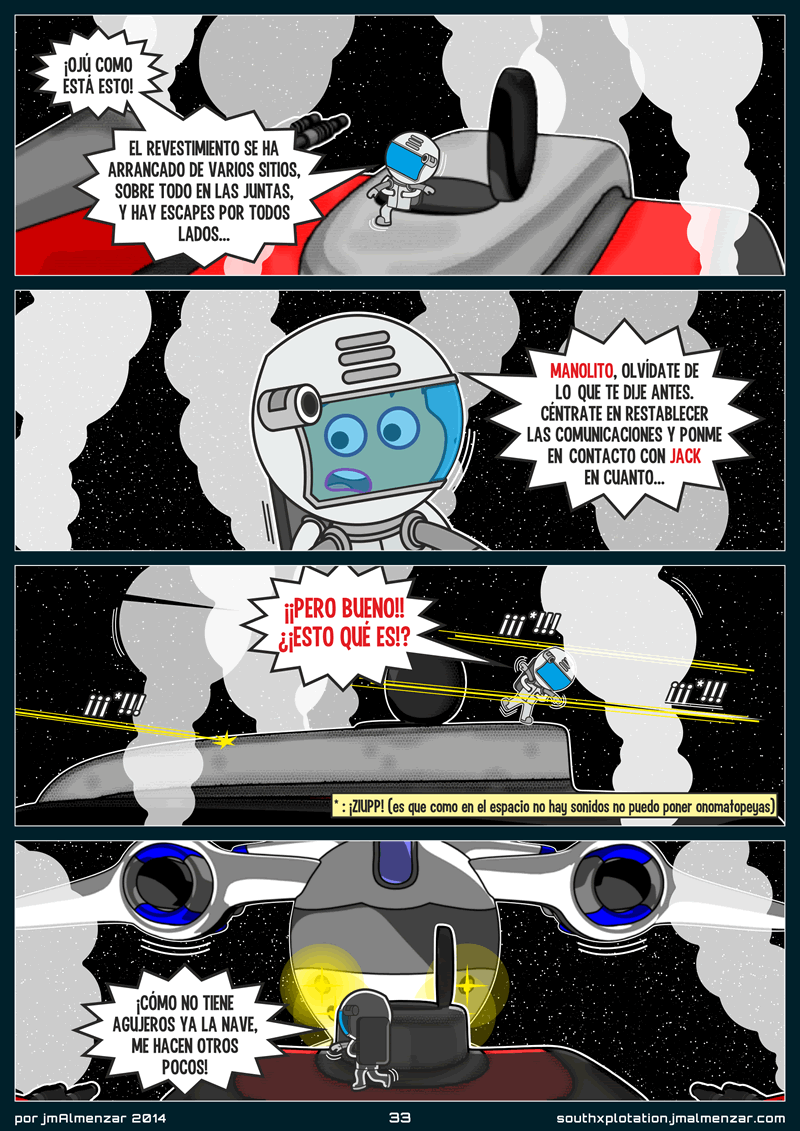Espacio, otro comic del-2x09
