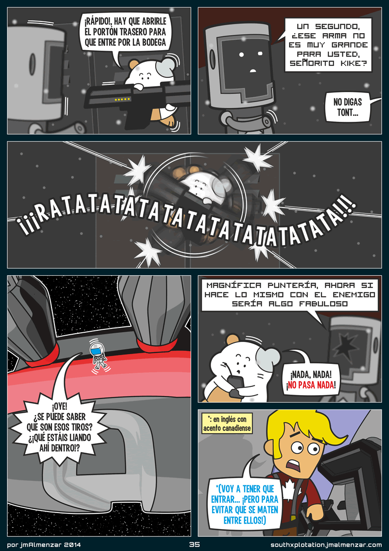 Espacio, otro comic del-2x11